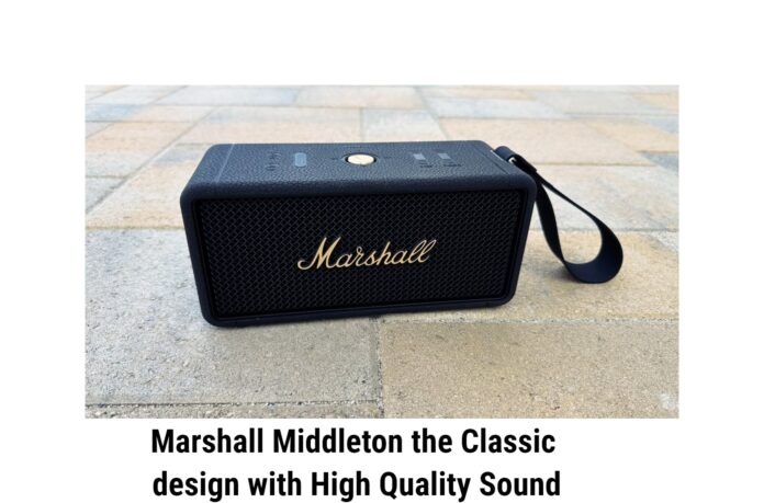 Marshall Middleton the Classic design with High Quality Sound