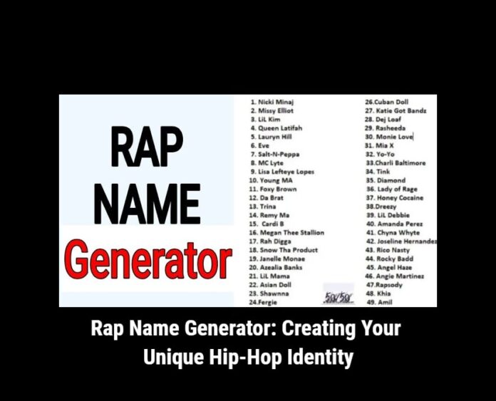 Rap Name Generator: Creating Your Unique Hip-Hop Identity